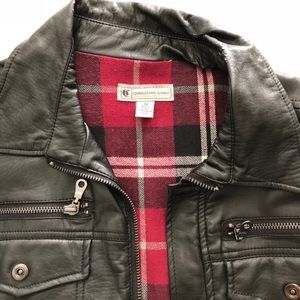 Charles and a Half faux leather jacket
